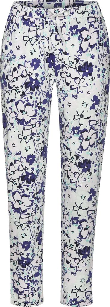 s.Oliver Pyjamahose grau - rosa - geblühmt Größe 36/38