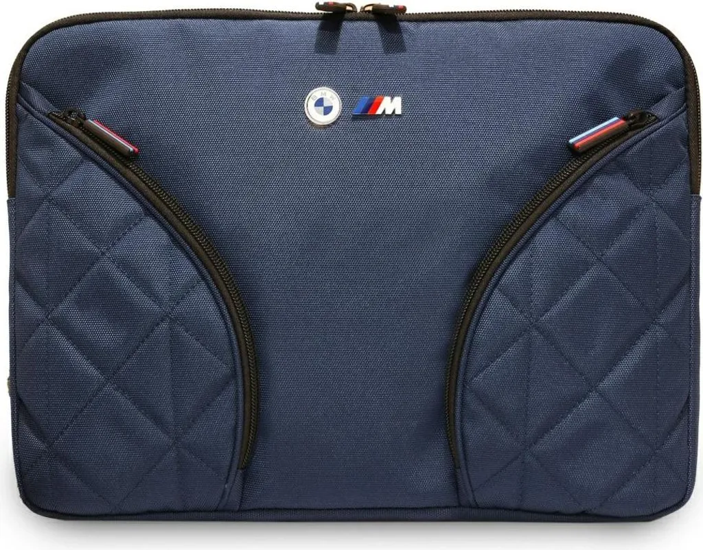 BMW Custodia PC 14'' Originale Blu - Borsa Notebook con Logo Metallo