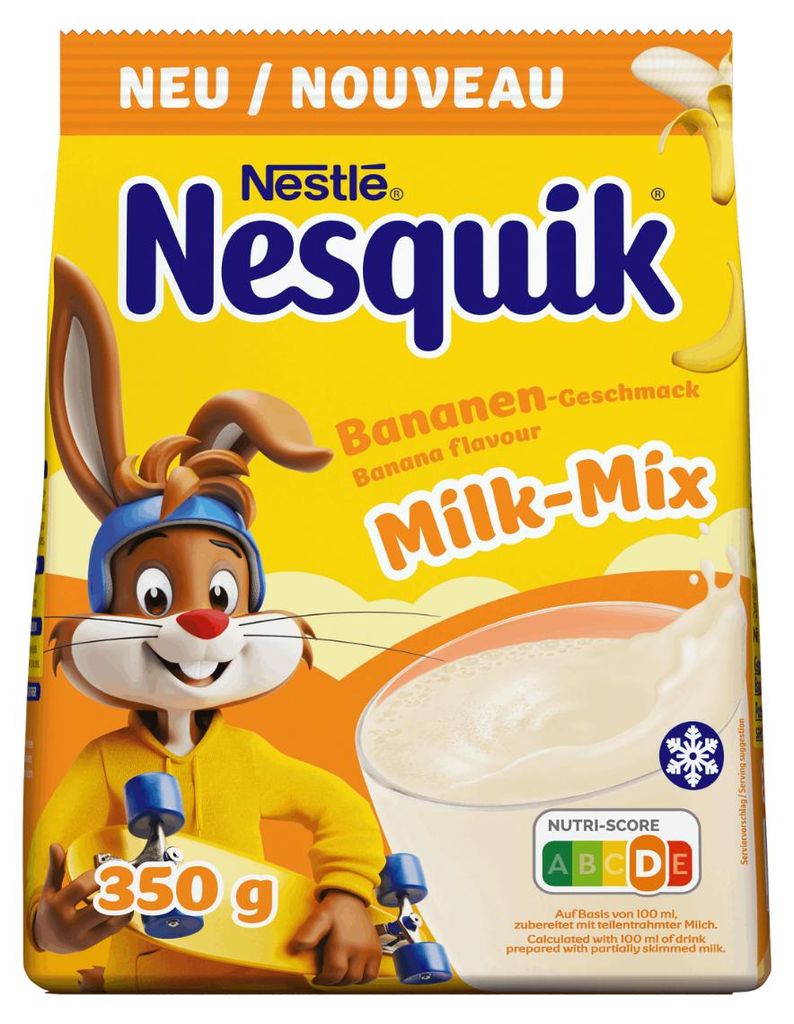 Napój Nesquik w proszku o smaku bananowym w saszetce 350g Zdjęcie produktu 