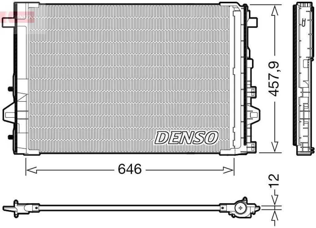 Réparez votre clim : Condenseur DENSO DCN17059 pour Mercedes Classe A B