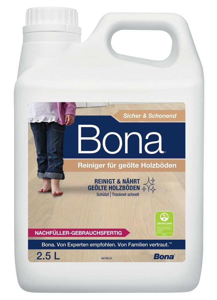Bona Reiniger für geölte Böden Nachfüllkanister 2,5 L, Produktbild 