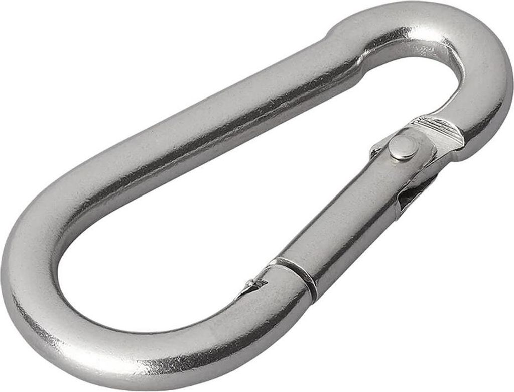ProPlus Karabijnhaak, roestvrij staal, 5x50mm, klein Productafbeelding 