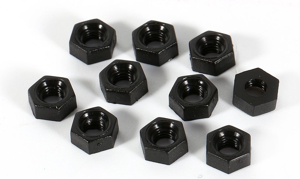 100pcs M2 M3 M4 Kunststoff Nylon Sechskant männlich weiblich Abstandshalter rund Kopf Schraube Mutter