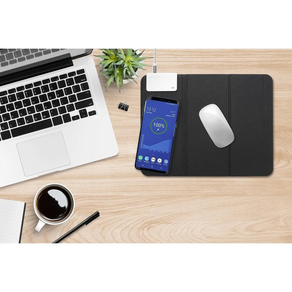 4smarts VoltBeam Switch Tappetino Induttivo e Mouse Pad 10W Nero