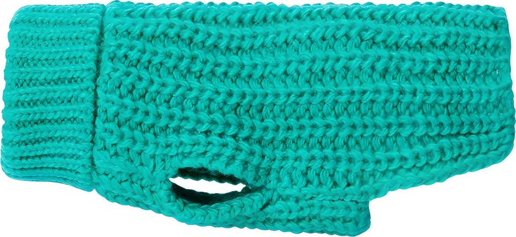 PAIKKA Hunde Strickpullover "Knit Sweater" green, Rückenlänge: 30 cm