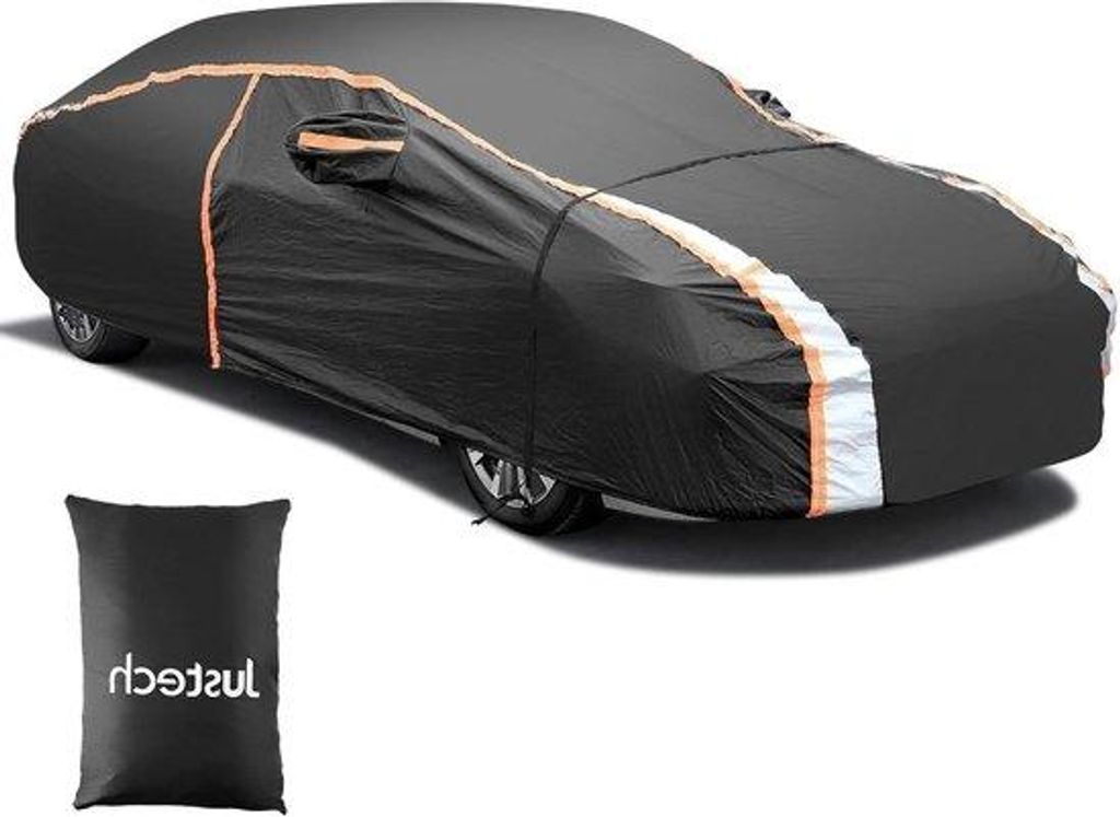 Wasserdichter Outdoor-Autohimmel 210D mit Reflektorstreifen und Reißverschluss, UV-Schutz, 490x190x150cm