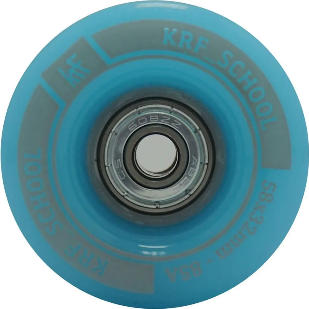 Roues de roller lumineuses 85mm - Krf School Puc Argent 85A avec LED