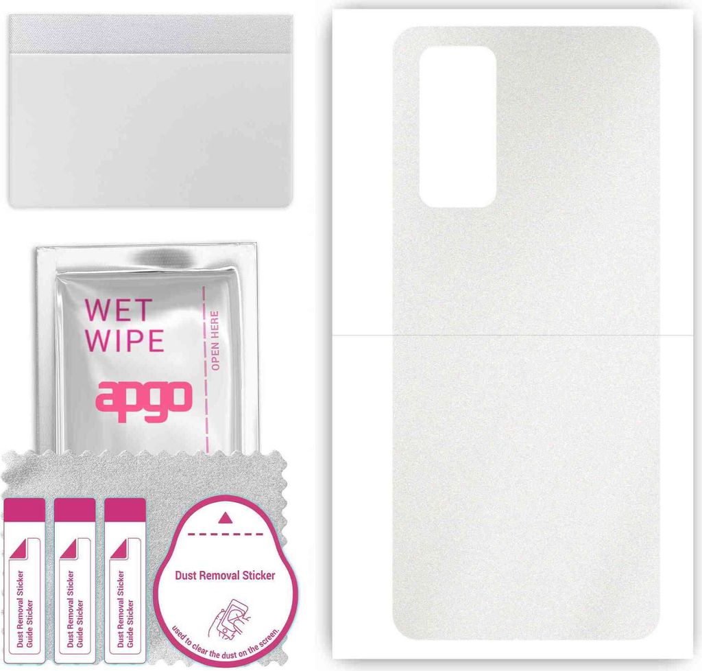 apgo Rückseite Schutzfolie, Skin, kompatibel mit T-Mobile Revvl V Plus 5G, Hinten Displayschutzfolie aus Vinylfolie, kratzfest, einfache Montage -...