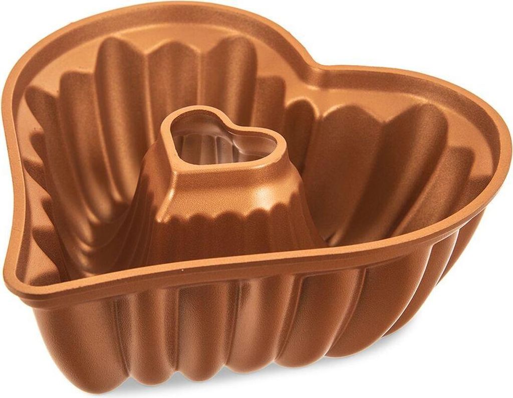 Orion Kuchenform Backform Tortenform mit Schornstein Kamin zum Backen von Kuchen Herz MARISSA 28,5 cm