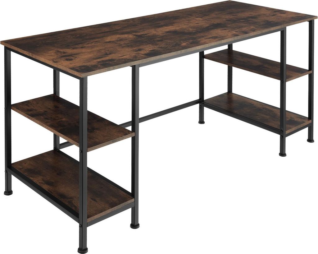 tectake Computer-Schreibtisch Stoke 137 x 55 x 75 cm