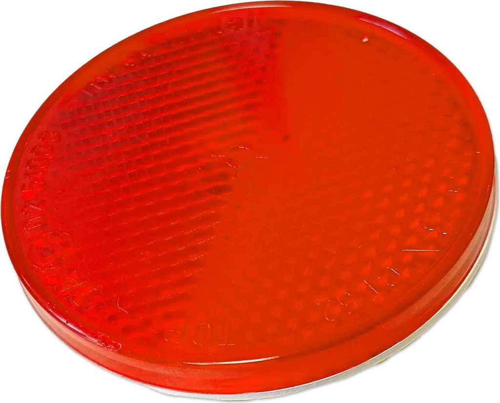 Reflektor | AJ.BA | Rund | selbstklebend | Orange | Ø60mm | 5 Stück