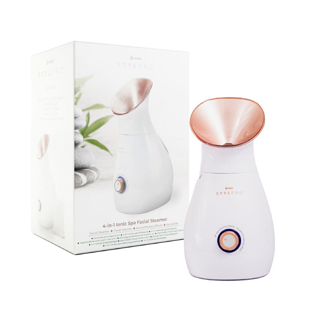 STYLPRO 4-in-1 Ionic Facial Steamer für Dampfbad, Handtuchwärmer, Aromatherapie und Luftbefeuchter