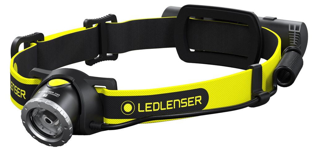 Caja con la linterna frontal Ledlenser iH8R Imagen del producto 