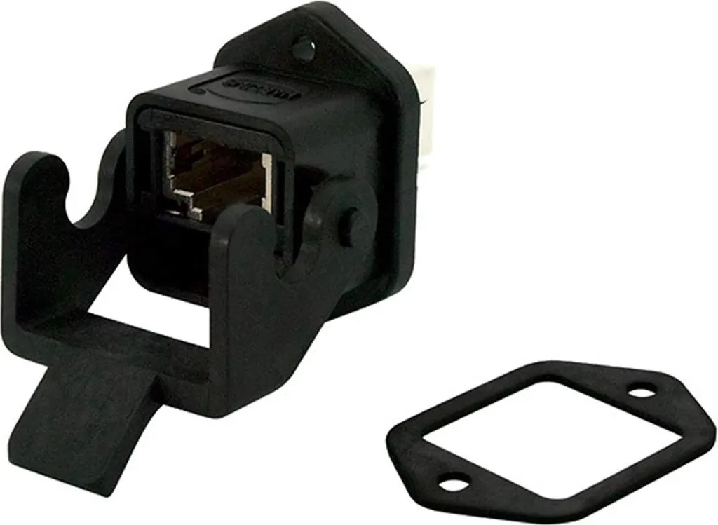 Coupleur RJ45 Femelle Femelle pour Traversée de Cloison Cat6 Industrielle