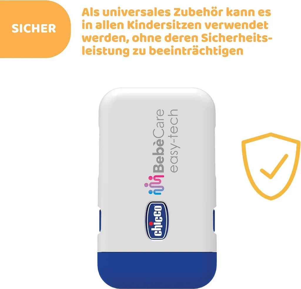 Chicco Bebècare Easy Tech Sensore Sicurezza Bambini Smart Auto - 3