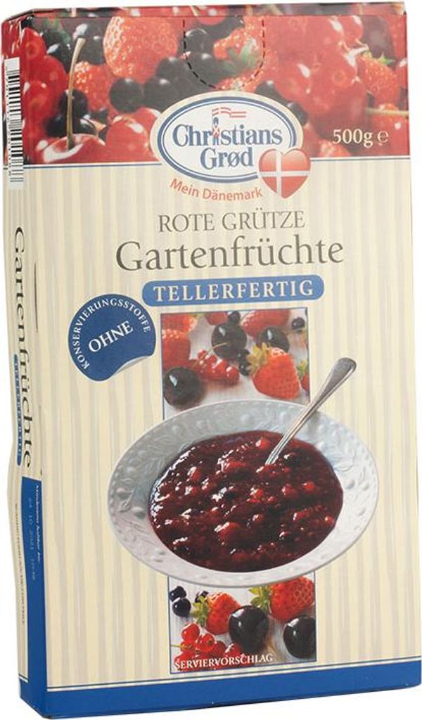 Dänische Rote Grütze Gartenfrüchte 500g Produktbild 