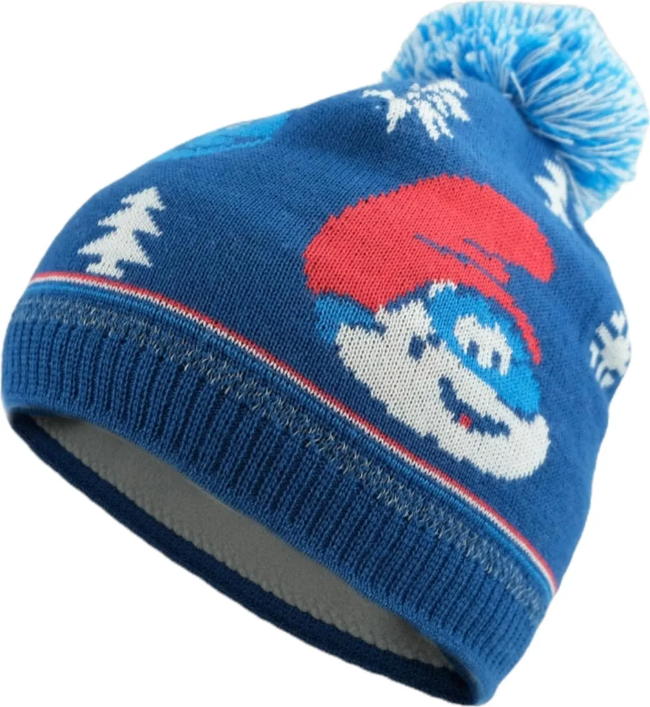 Bonnet d'Hiver Enfant Bavarian Caps Haum Schtroumpfs Doublé et Chaud