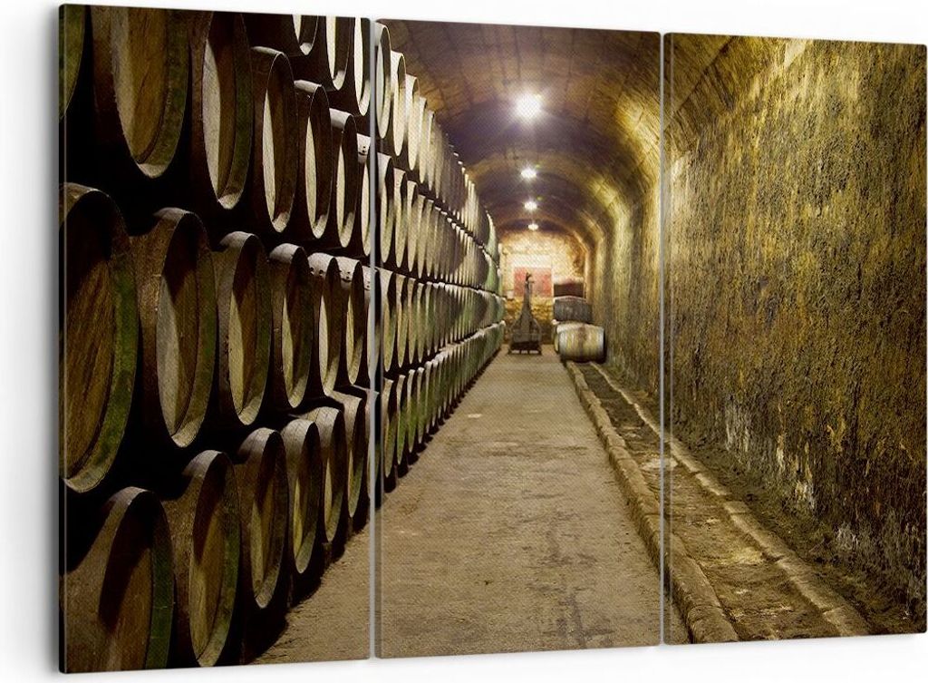 Bild auf Leinwand - Leinwandbild - Architektur Fässer Produktbild 