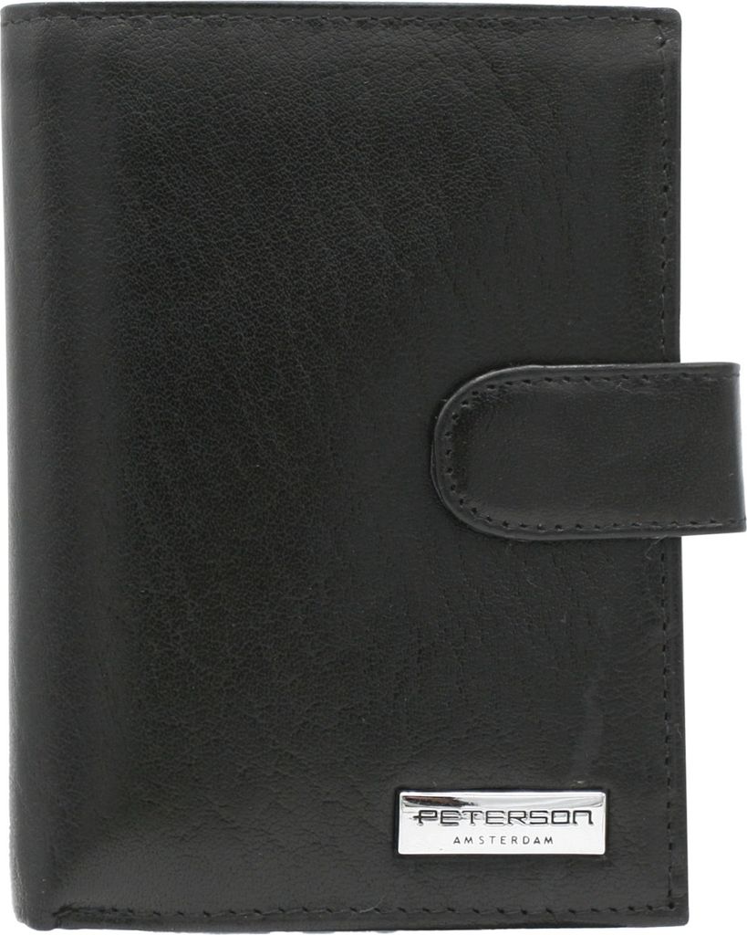 Peterson Portemonnaie aus Leder für Männer Holbe schwarz One size