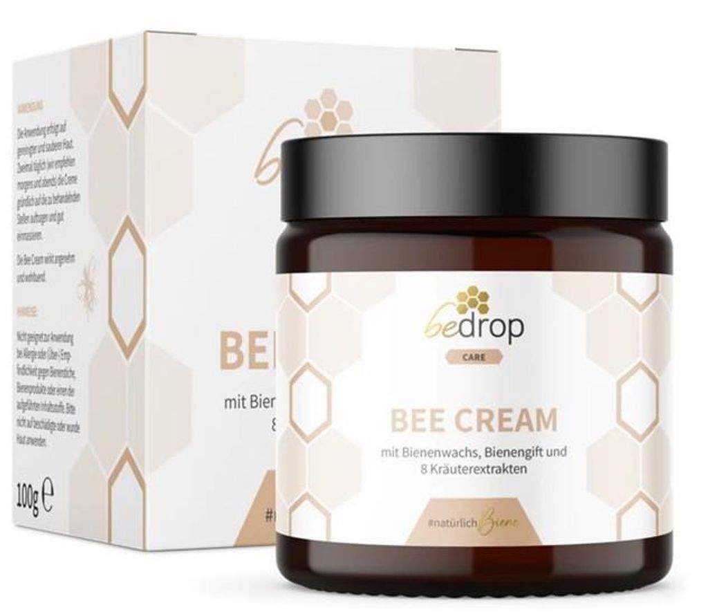 bedrop bee Cream Bienencreme Bienengift hochdosiert Produktbild 