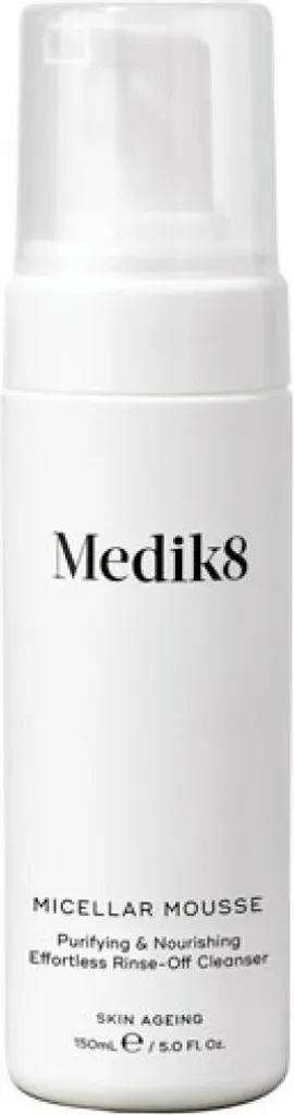 Medik8 Mousse Mizellar 150ml - Nettoyant doux visage à l'huile d'olive