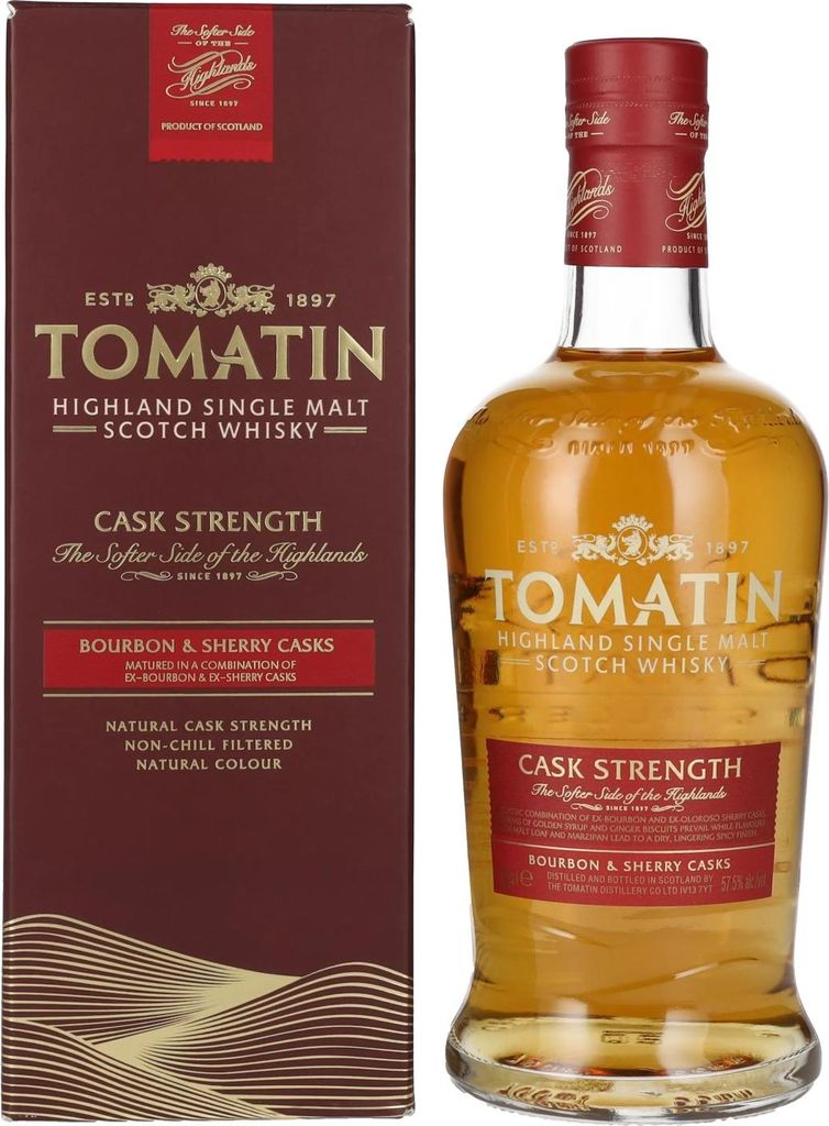 Tomatin Cask Strength Highland Single Malt Scotch Whisky | Produktbild 