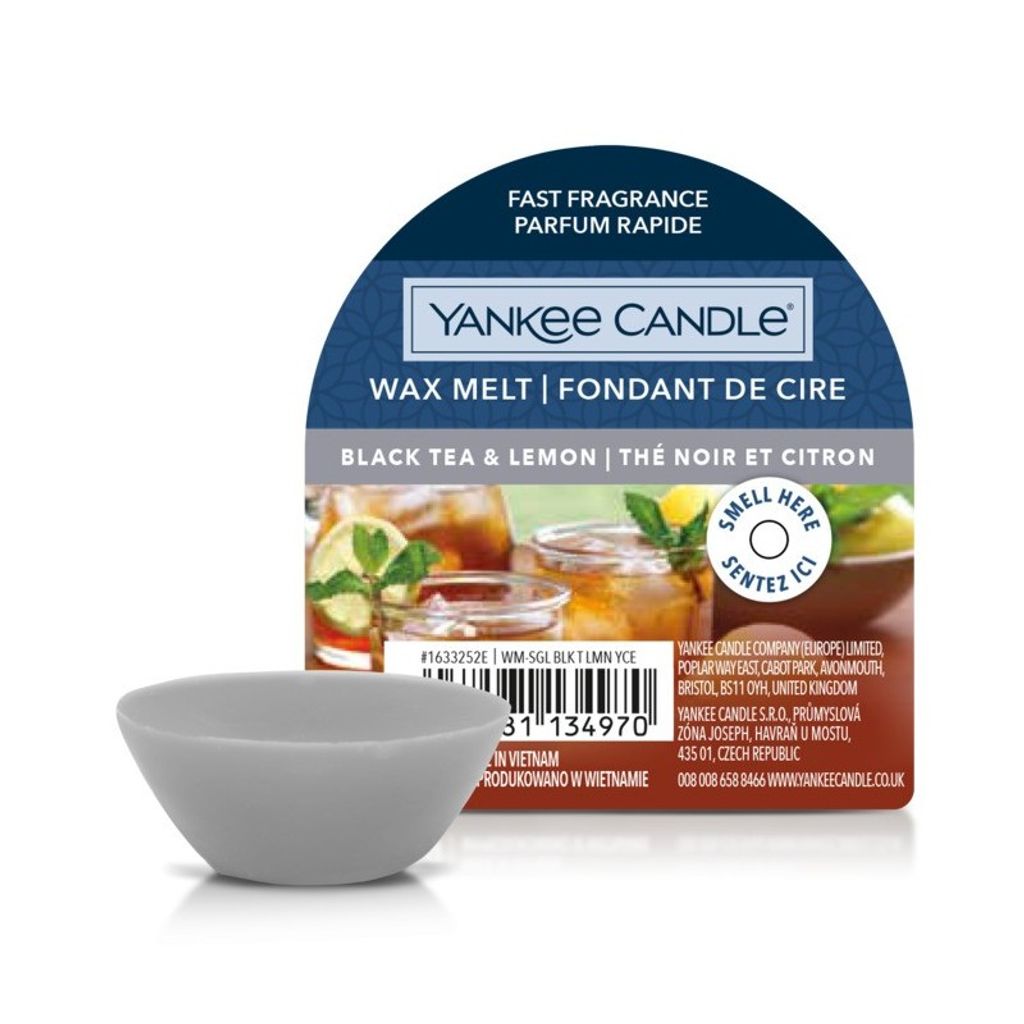 Yankee Candle 10.00664.0030, Rund, Grau, Schwarzer Tee, Produktbild 