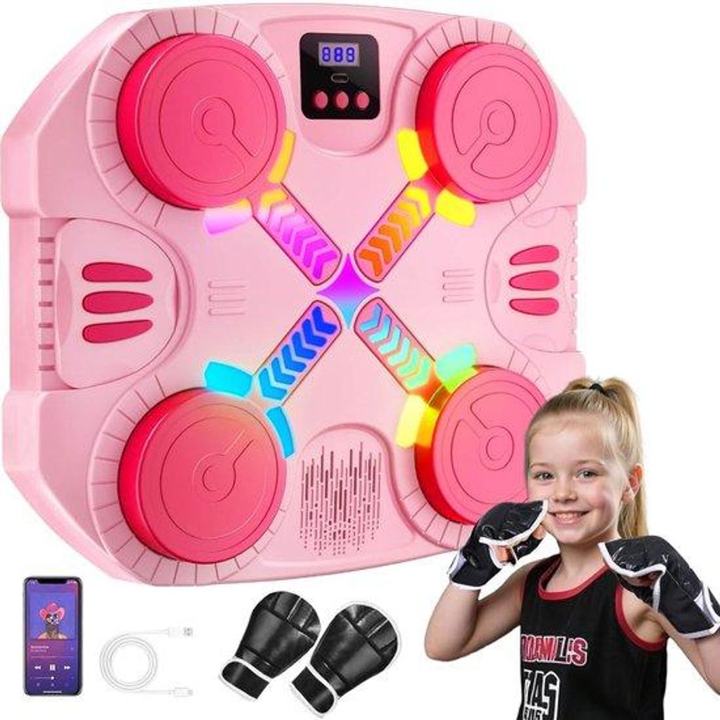 Kinder-Sport-Box mit Bluetooth und Licht - Spielzeug für Jungen und Mädchen von 3 bis 8 Jahren