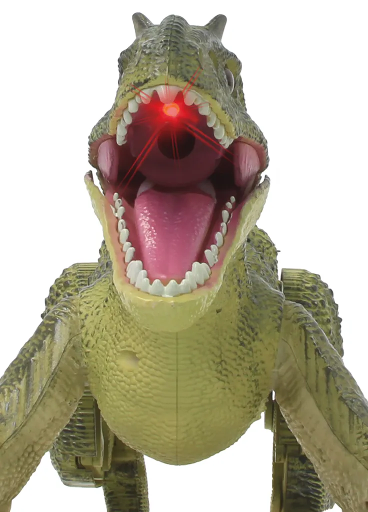 Dinosaure Robot Interactif Exoraptor Jamara Vert avec Télécommande 2,4GHz - 12