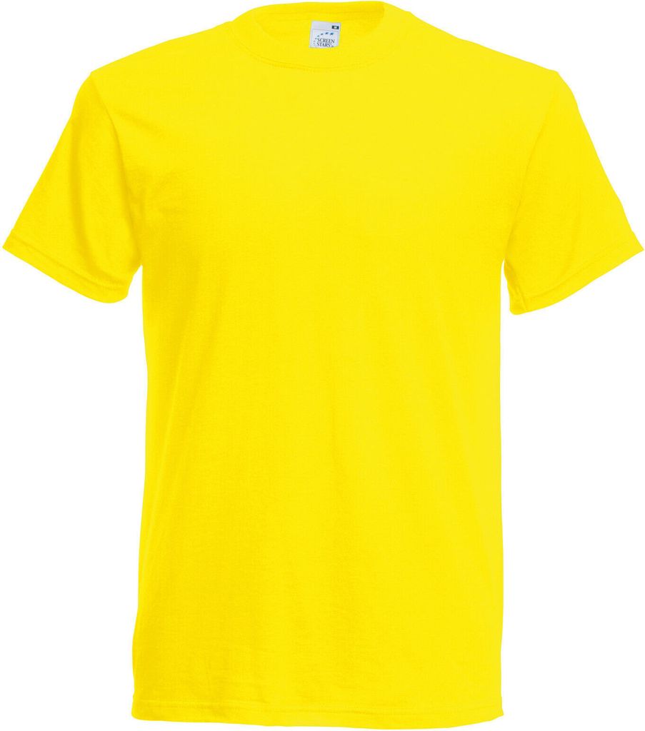 Screen Stars Fruit Of The Loom Original Herren T-Shirt, Kurzarm PC124 (3XL) (Himmelblau)