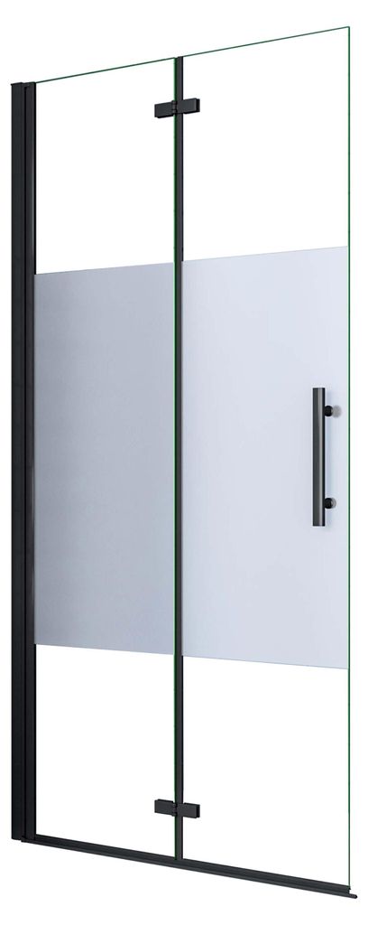 Duschspa Walk-In Faltbar Duschwand 66.5 x 195cm Schwarz Produktbild 