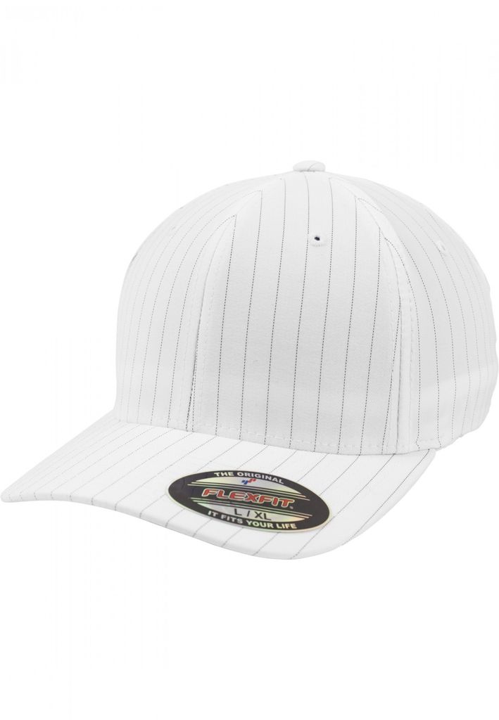 Flexfit Pintripe Basic Kappe Weiß L-XL Mann Weiß L-XL Produktbild 