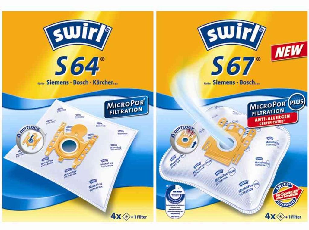 Swirl S 64 / S 66 MicroPor, Siemens VS 20A00 - VS 29A99, VS Produktbild 