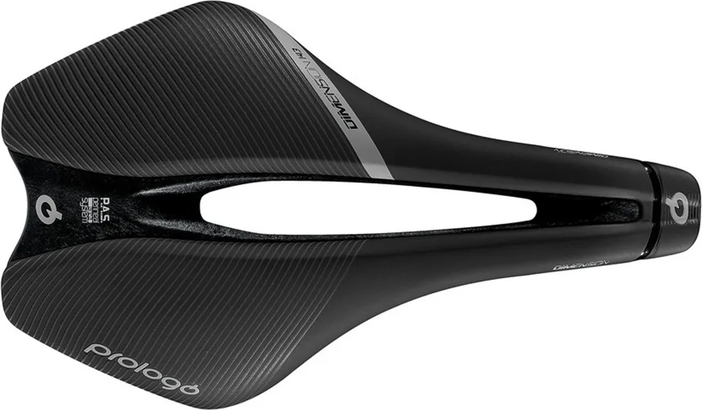 Selle de Vélo Prologo Dimension 143 Noire Polyvalente Homme Femme