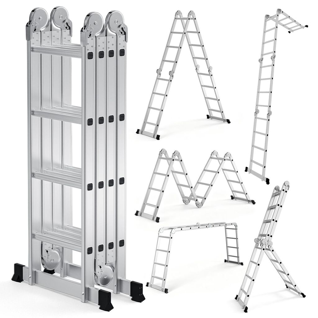 Ikodm Aluminium Mehrzweckleiter 7in1 4x4 Stufen, ca. 470cm Produktbild 