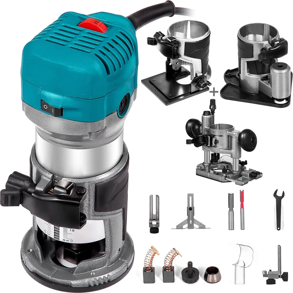 Défonceuse Électrique Polyvalente 710W pour Menuiserie et Ébénisterie