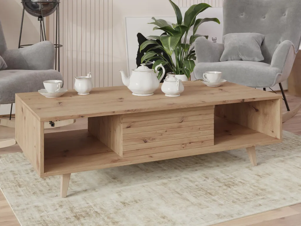 Tavolino di Lusso PRESIDIO Rovere Artisan | Eleganza per il Soggiorno