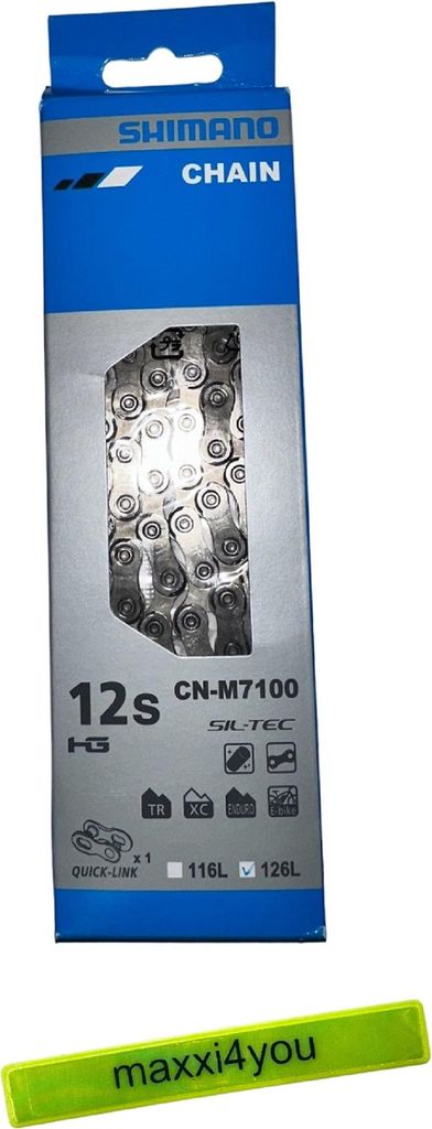 Shimano SLX, 105 Kette CN-M7100 12-Fach 126 Glieder inkl. Produktbild 