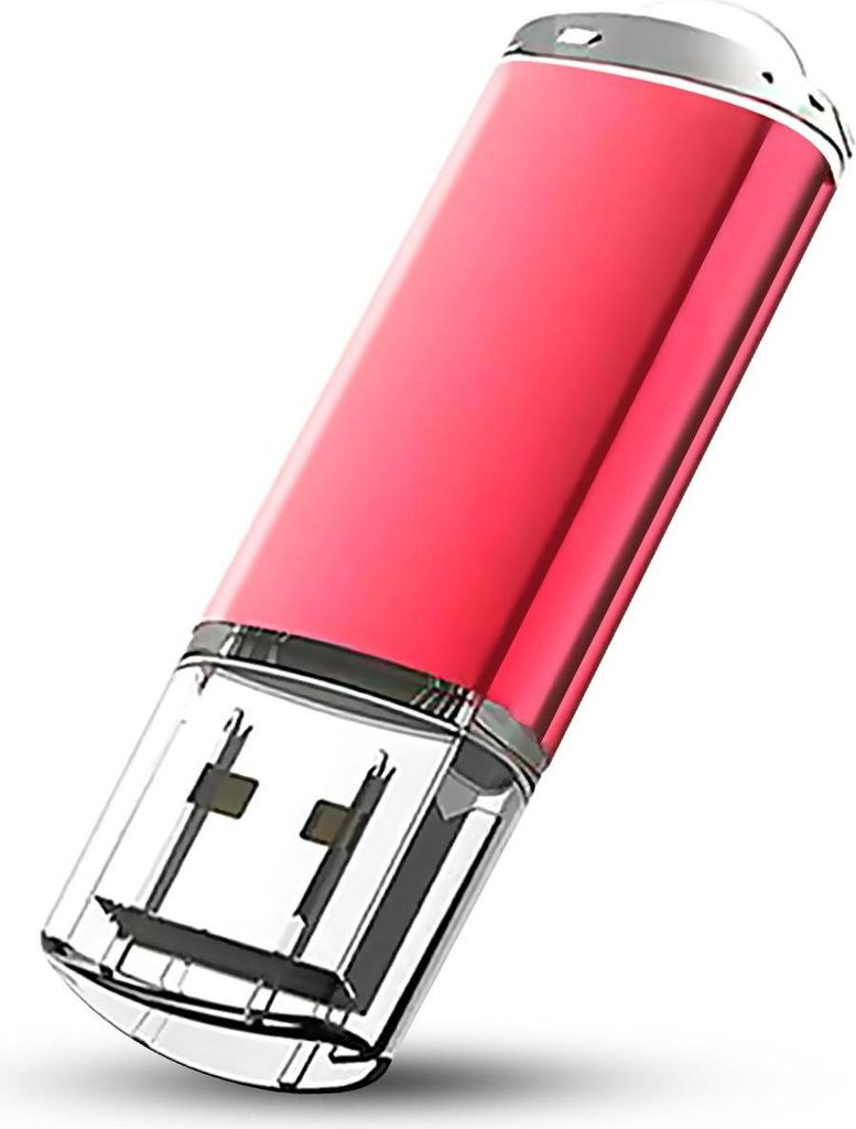 2 GB USB 2.0 Stick Flash USB Drive Kompakt USB Flashdrive Speicherstick Memorystick Farbe: Rot