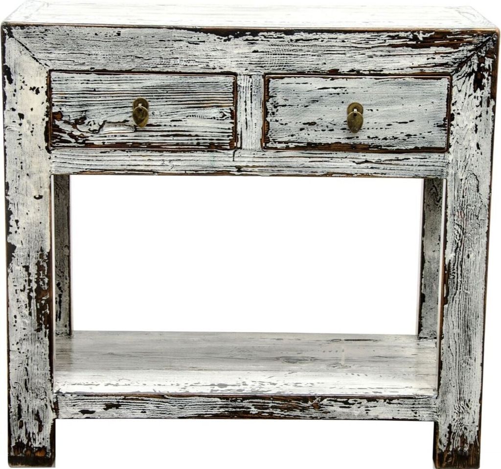 Casa Padrino Landhausstil Konsole Antik Stil Weiß 90 x 40 x H. 85 cm - Landhausstil Möbel