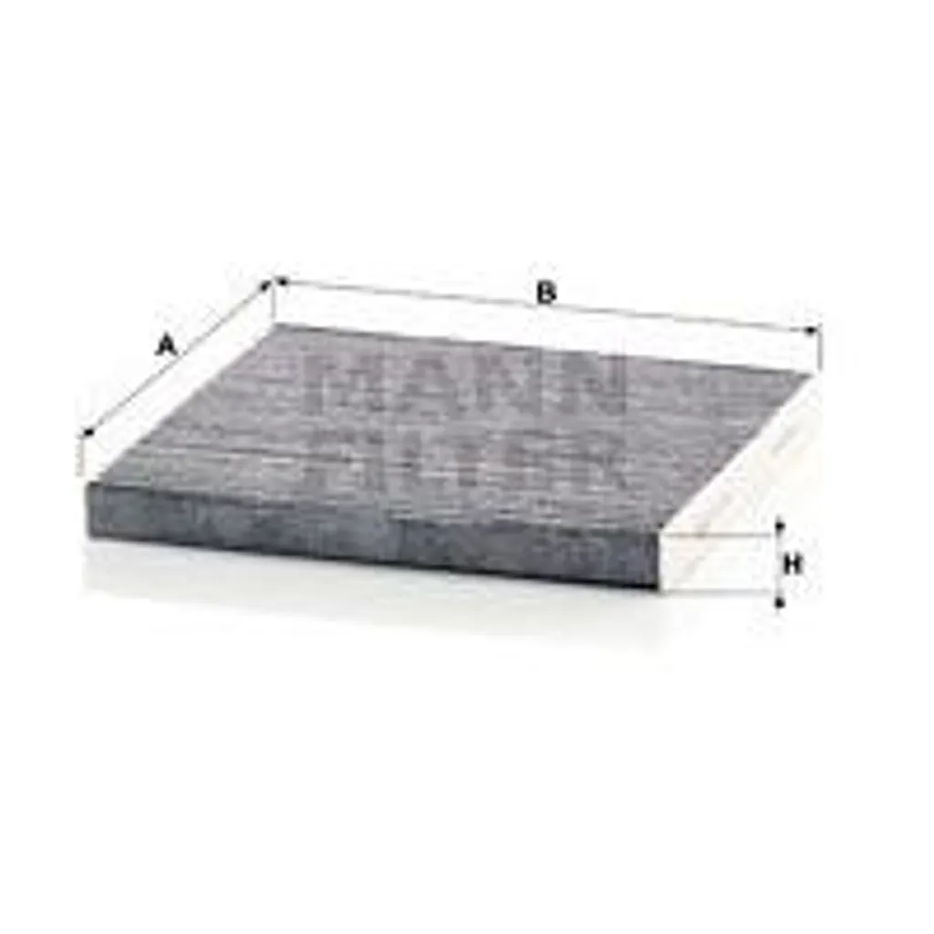 Filtre habitacle CUK 2544 à charbon actif - Air purifié OE 1613733080