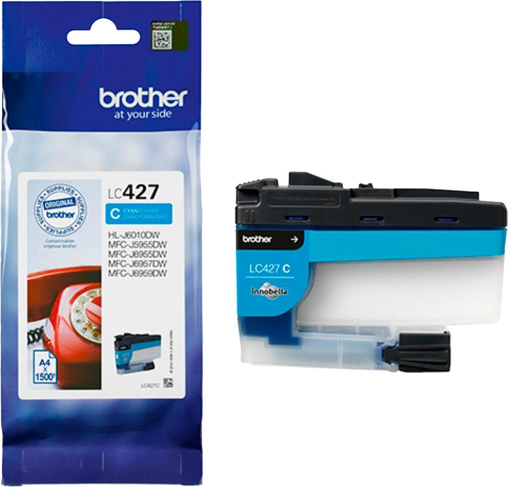 Brother Tintenpatrone LC-427C (ca. 1500 Seiten)