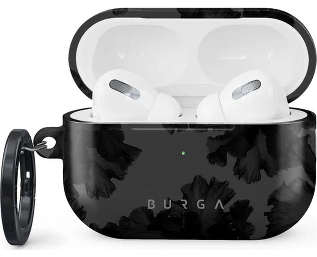 Schutzhülle für AirPods Pro 2, Burga Nocturnal, Schwarz