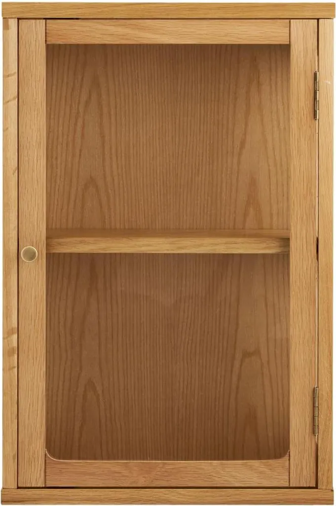 Commode de Chevet Vigga Citrine Chêne Naturel avec Tiroir de Rangement