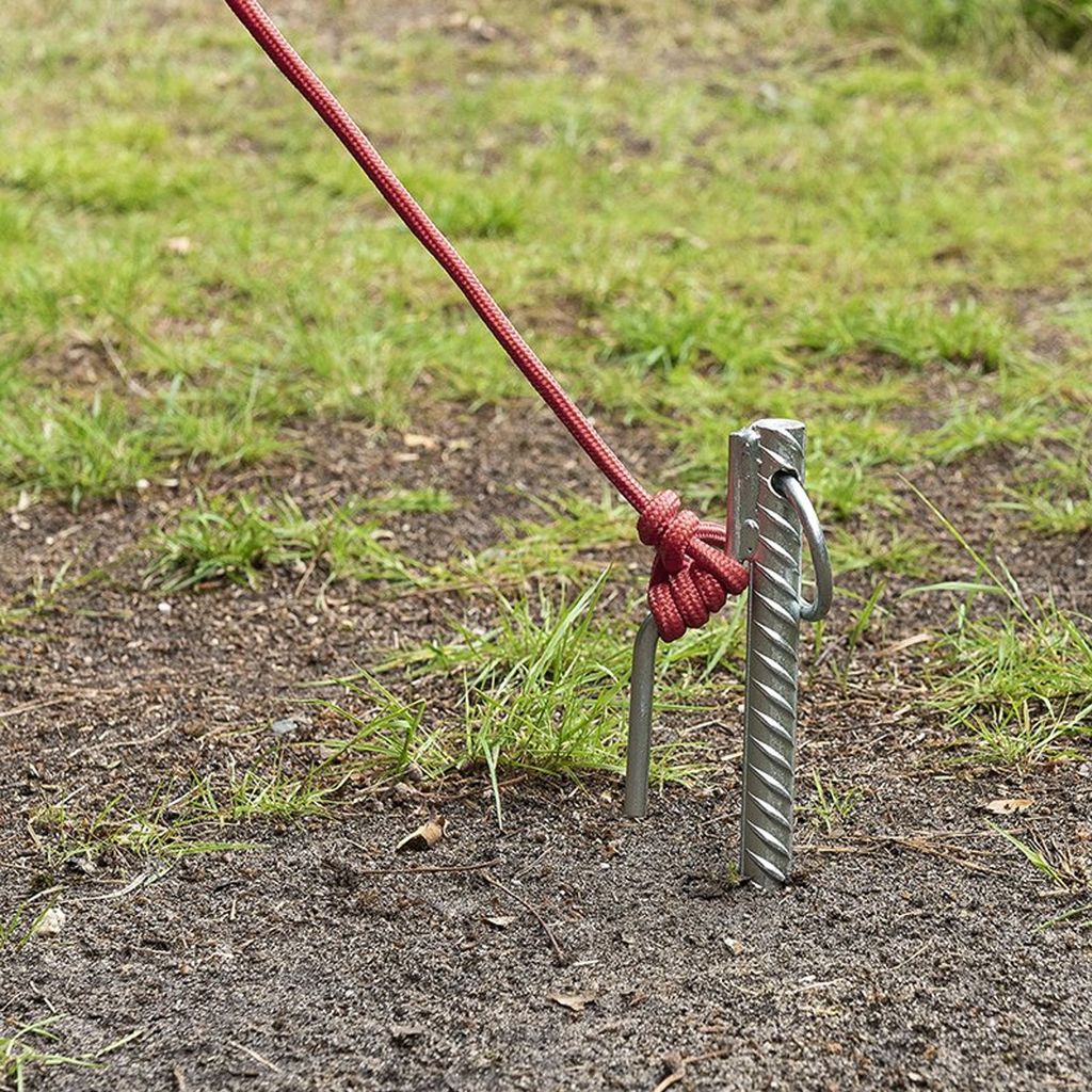 Bodenanker 41cm mit Haken und Ring Heringe Kaufland.de
