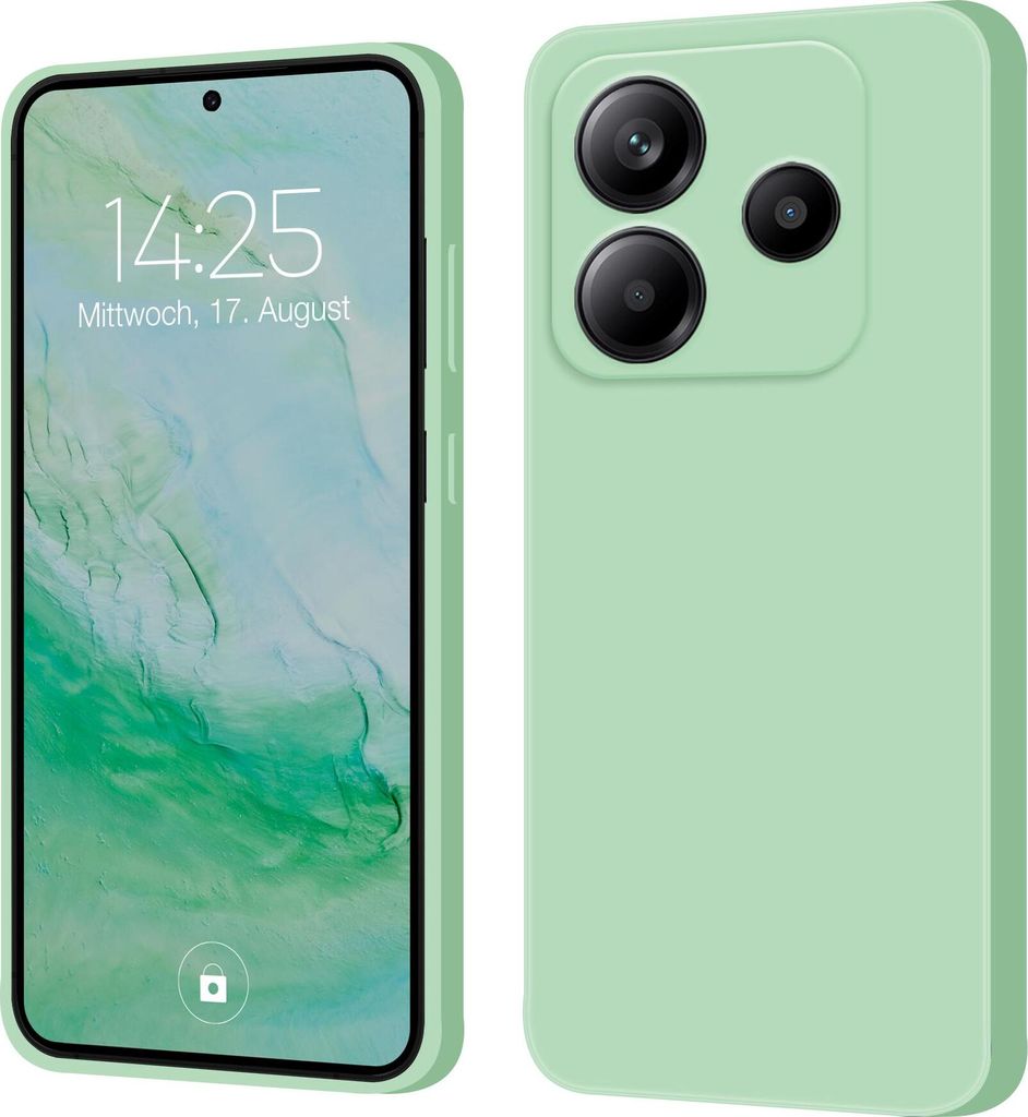 A product image showing a phone case from two angles.