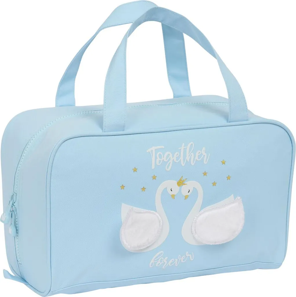 Recensione Glow Lab Cisnes: Borsa Toilette Scuola 31x14x19cm Azzurra