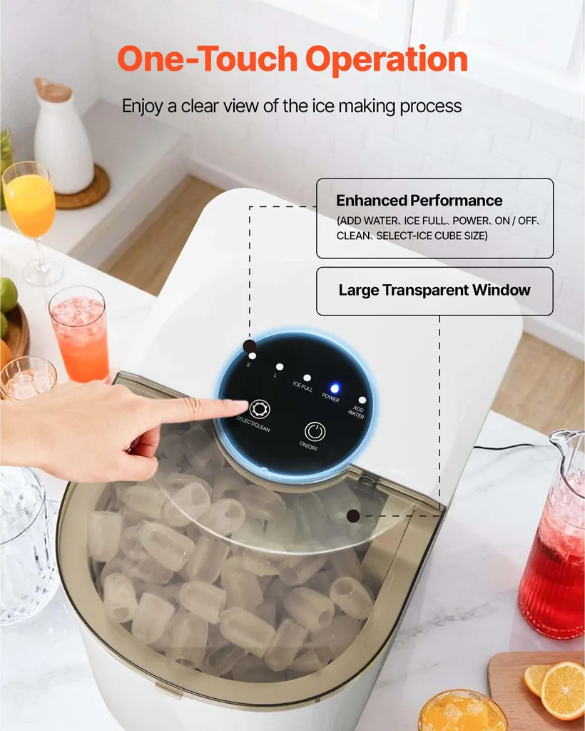Machine à glaçons pour maison, bureau et bar avec cycle de prod rapide - 4