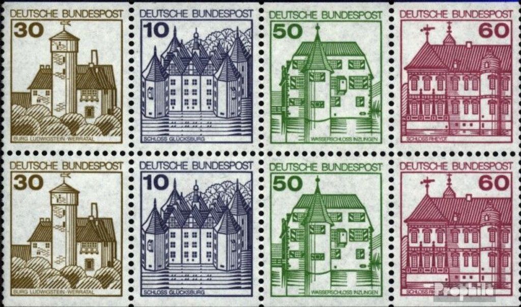 Briefmarken BRD (BR.Deutschland) 1980 Mi Hbl28 gestempelt