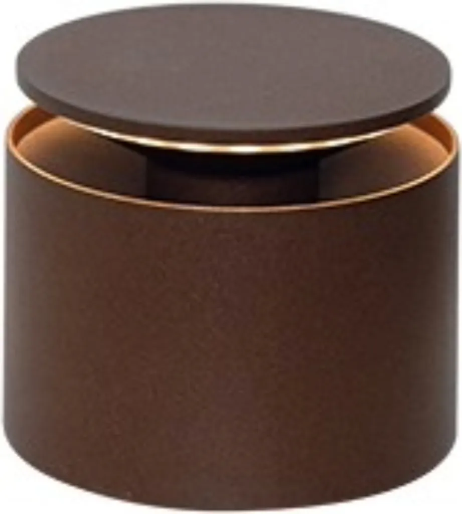 Lampe de table sans fil Push Up Corten pour dîner et terrasse abritée
